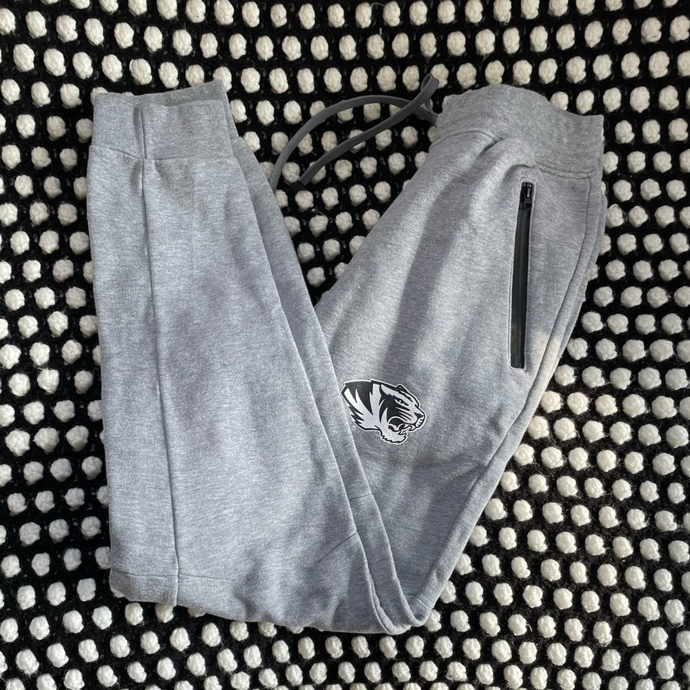 Grey Mizzou Joggers